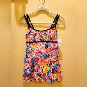 Aliana Swim Floral Onepiece Swimsuit